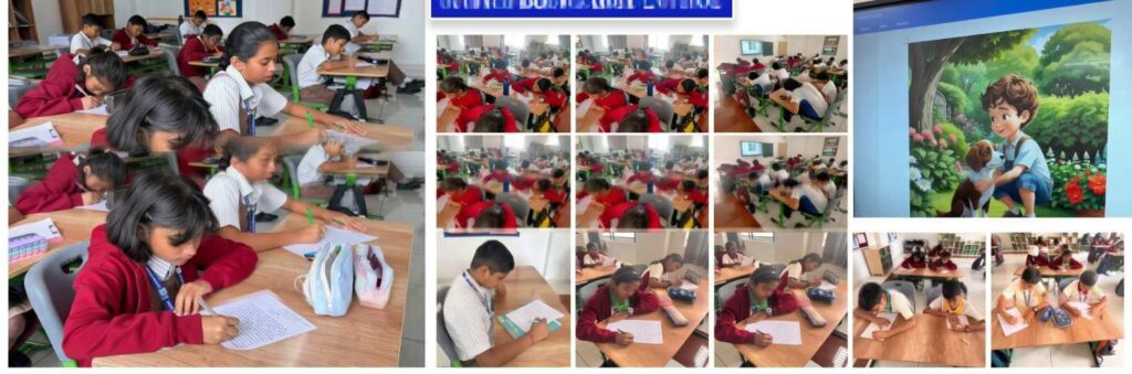 Students participating in Inter-House Competitions at NPS OMR.