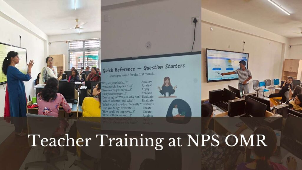 NPS OMR IFP and HOTS training for enhancing teaching and learning